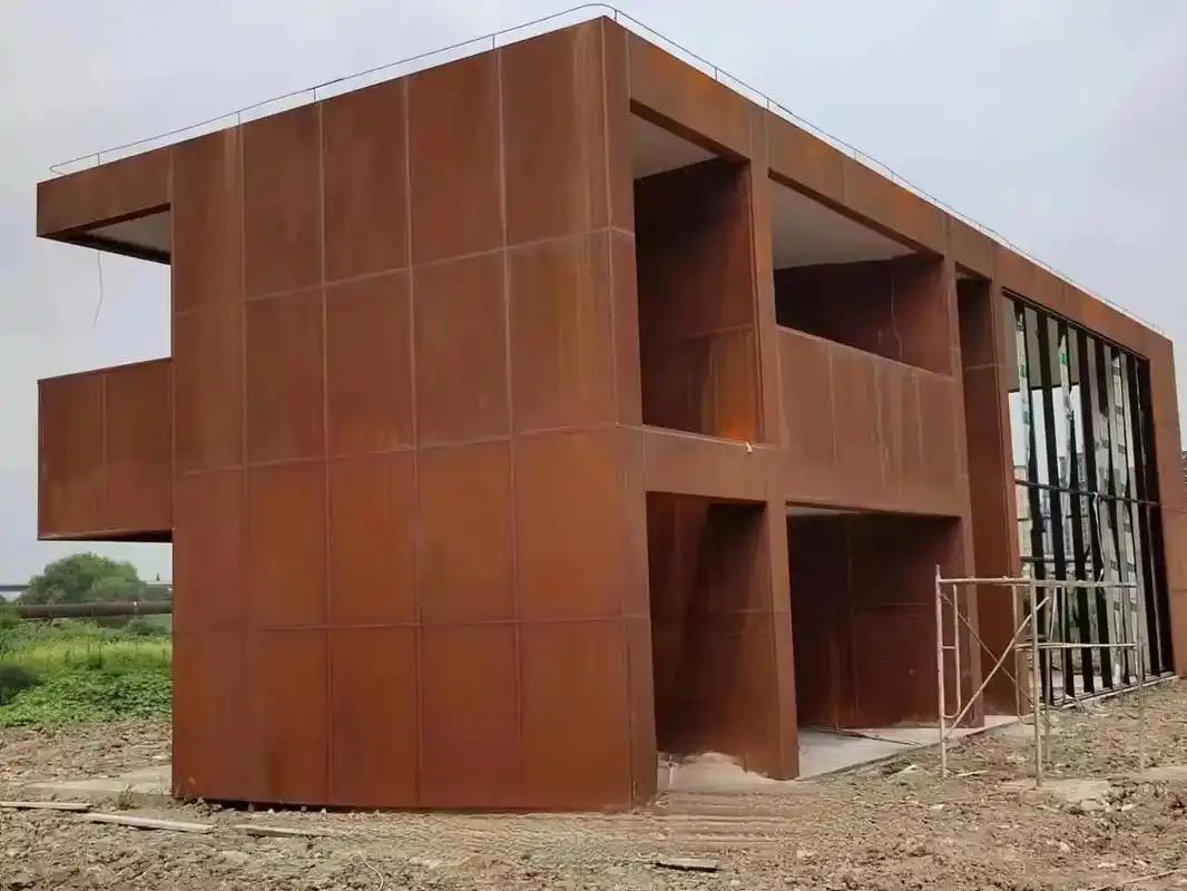 西城耐候钢板幕墙