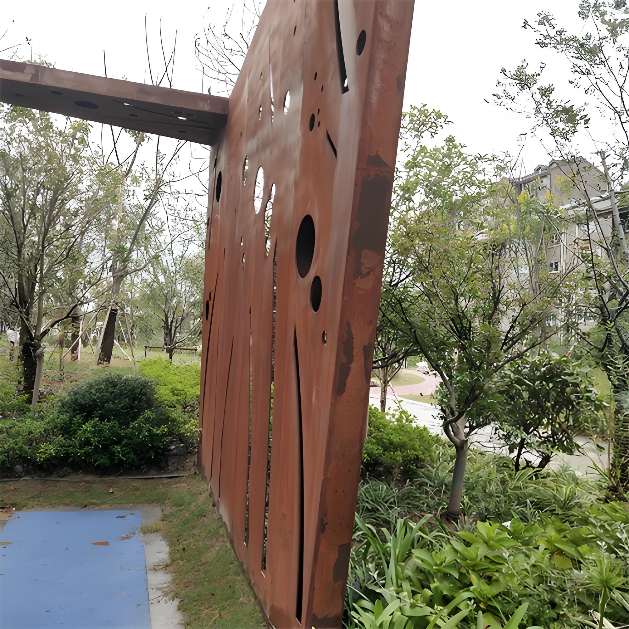 西城耐候钢景观