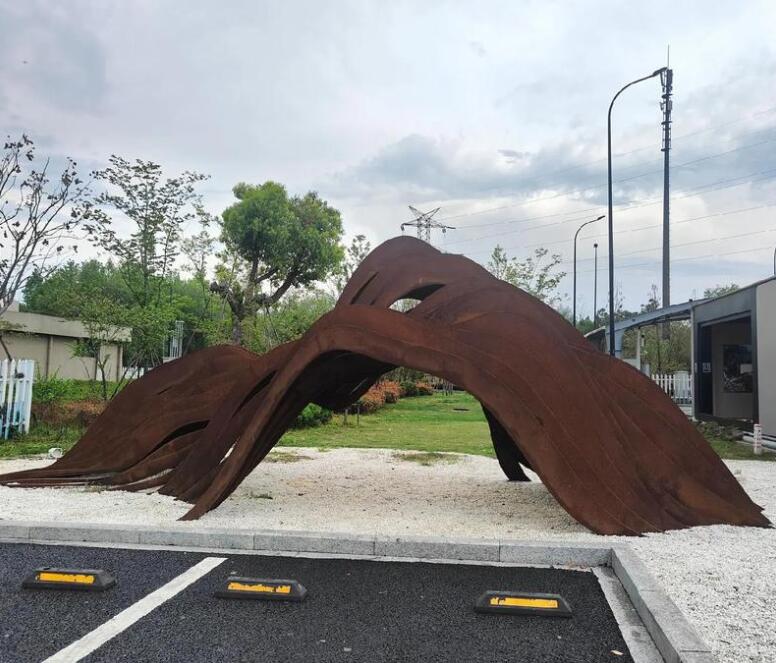 西城耐候钢板造型